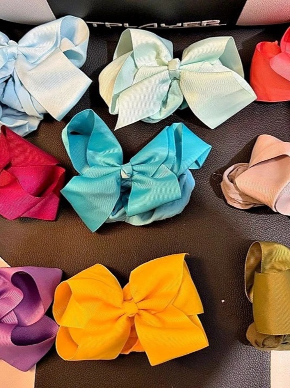 Group of Assorted Large Hairbow Headbands for babies